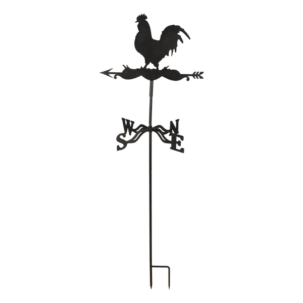 Wetterfahne Hahn aus Metall