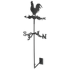 Wetterfahne Hahn aus Metall