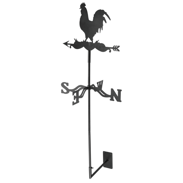 Wetterfahne Hahn aus Metall