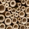 Organic bijenhotel kastanje bruin – insectenhotel voor solitaire bijen | Duurzaam gerecycled kunststof & weerbestendig