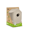 Cosy vogelhuisje paddenstoel beige – nestkast voor koolmezen & pimpelmezen | Duurzaam gerecycled kunststof & weerbestendig