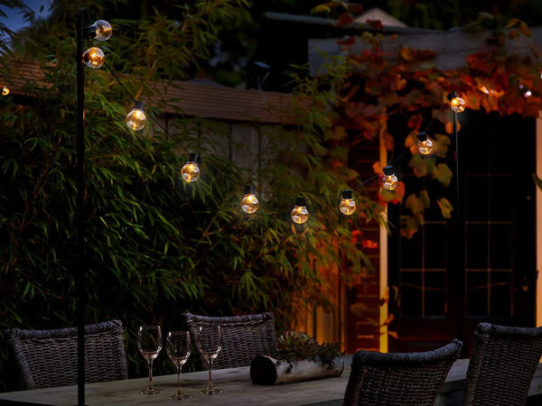 Esschert Garden Solar Tafelklem – Sfeerverlichting voor Tafels tot 220 cm