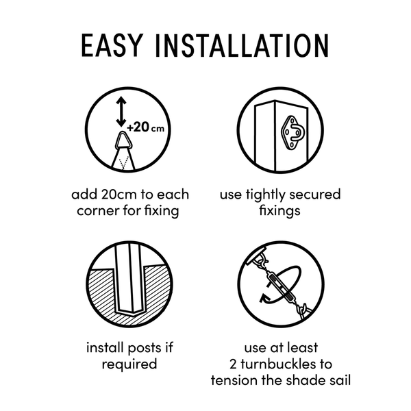 Shade sails Coolfit driehoek olive