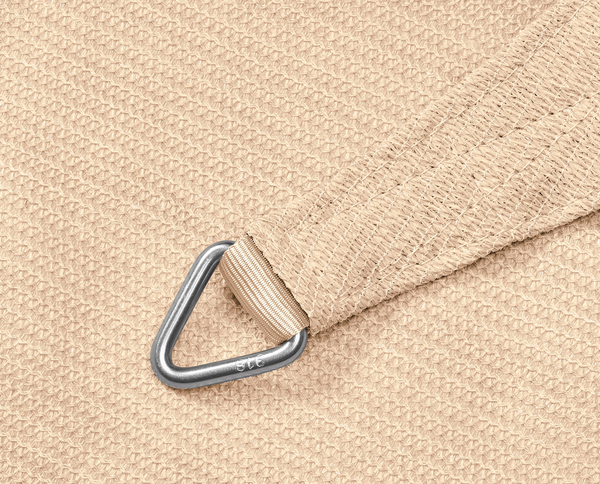 Shade sails Coolfit Driehoek 90° Ecru white