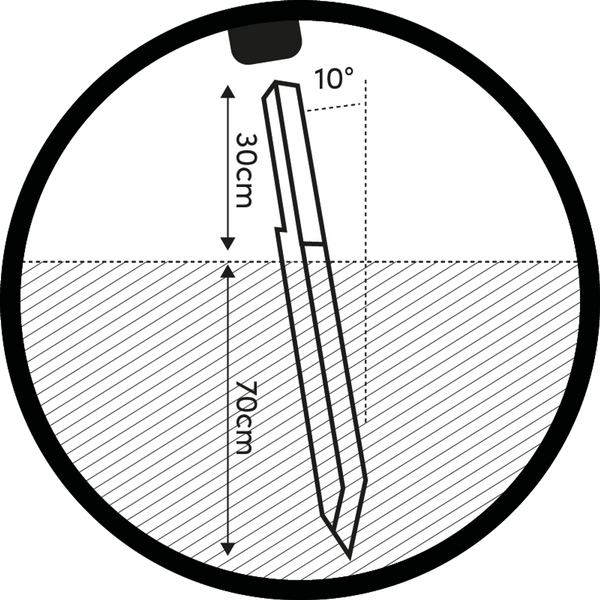 Platinum bodemhuls paalanker