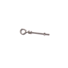 Eye bolt with nut for wooden pole M8x100mm