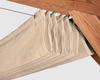 Harmonica shade sails Coolfit Ecru White