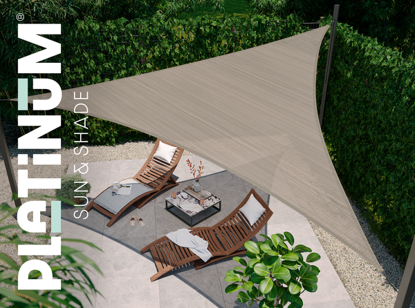Shade sails Coolfit Rechthoek Ecru White