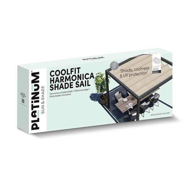 Harmonica shade sails Coolfit Antrciet