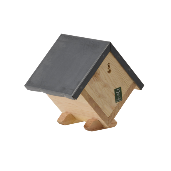 Erdnussbutterhaus quadratisch