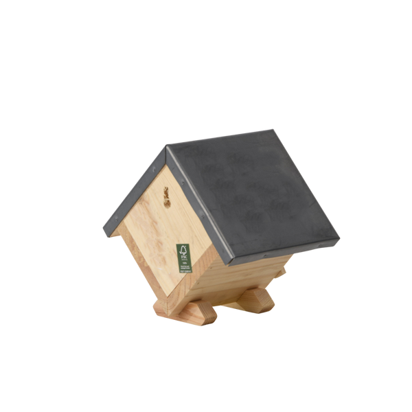 Erdnussbutterhaus quadratisch