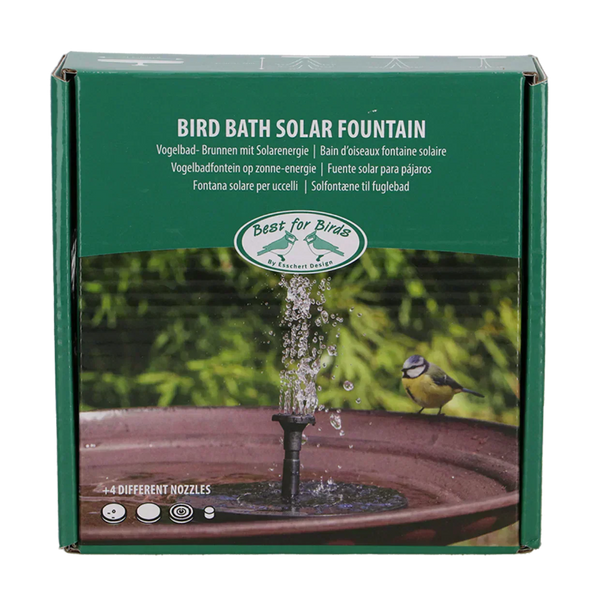 Solar Fontein voor Vogelbad – Werkt op Zonne-energie | Esschert Design