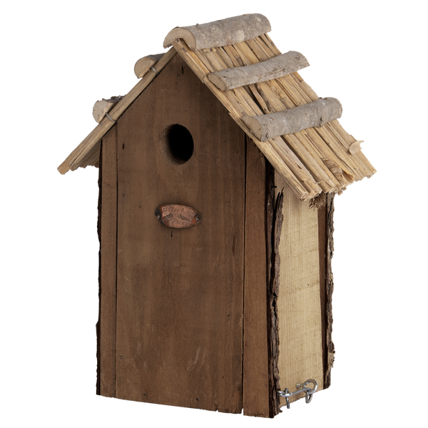 Kohlmeisennistkasten mit Strohdach 31cm | Esschert Design