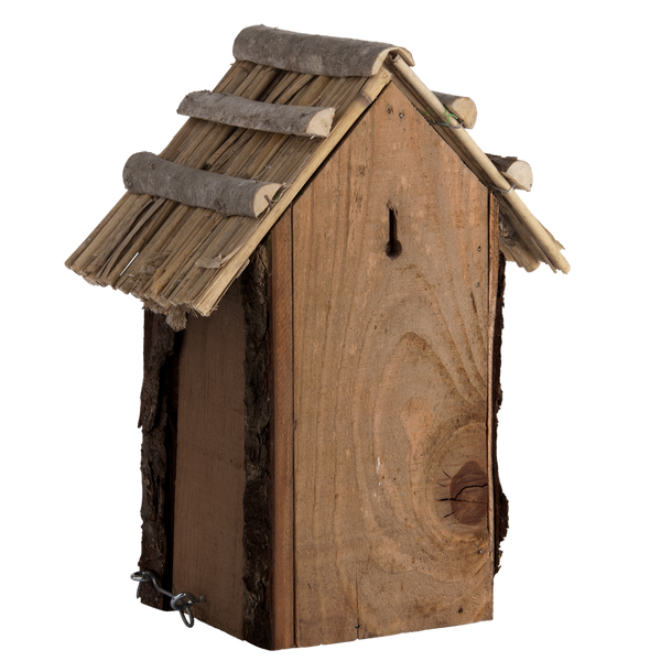 Kohlmeisennistkasten mit Strohdach 31cm | Esschert Design