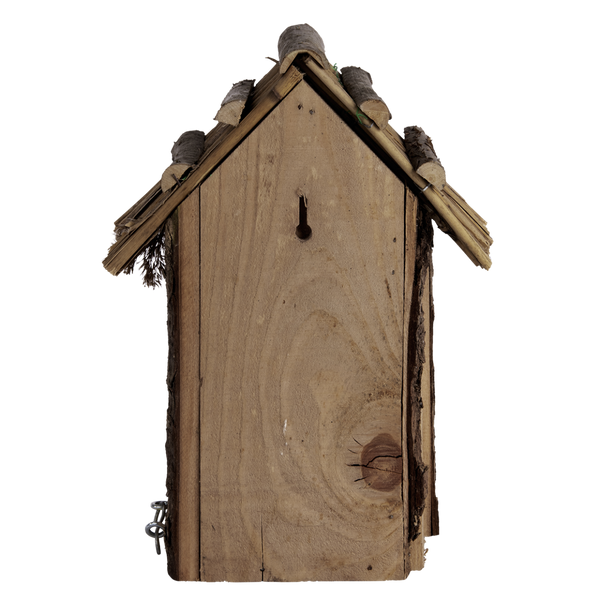 Kohlmeisennistkasten mit Strohdach 31cm | Esschert Design