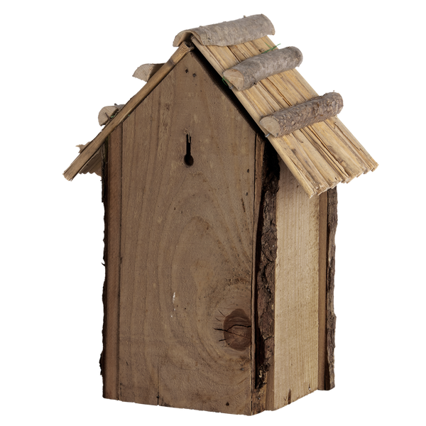 Kohlmeisennistkasten mit Strohdach 31cm | Esschert Design