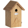 Nesting box blue tit silhouette