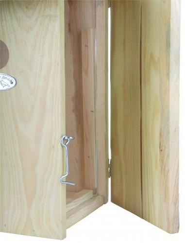 Nichoir d'observation avec miroir Zinc | Esschert Design