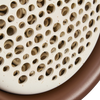 Organic bijenhotel kastanje bruin – insectenhotel voor solitaire bijen | Duurzaam gerecycled kunststof & weerbestendig
