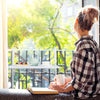 Balkonhangtafel inklapbaar houtlook – 3 hoogtes verstelbaar | Relaxdays