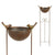 Birdbath Bowl w/birds metal