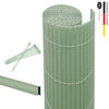 Balkonscherm saliegroen 300 x 90 cm – Set met bevestiging | Videx