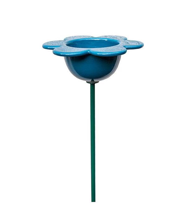 Vogelvoeder op tuinsteker in bloemvorm, blauw | Petal Feeder Wildlifeworld
