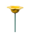 Mangeoire à oiseaux sur pique de jardin en forme de fleur, jaune | Petal Feeder Wildlifeworld