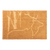 Doormat coconut relief deer