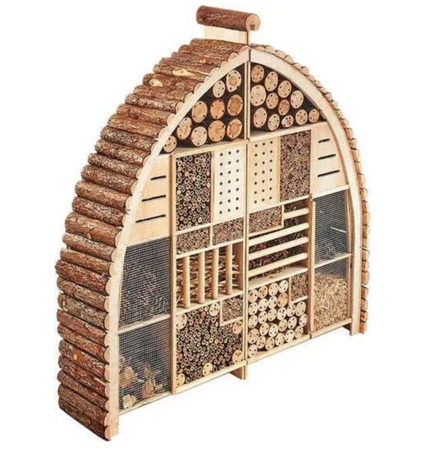 Insectenhotel XXL – bijenhotel voor bijen, vlinders, gaasvliegen & lieveheersbeestjes