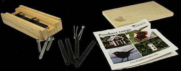 Multiholk Blåt Hus Plus Vogelhaus/Futterstation