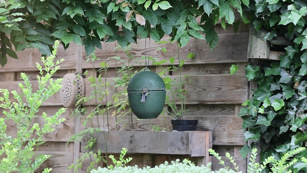 WoodStone Nestkast Malaga 32mm Groen – detailfoto