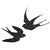 Esschert Design - Wall decoration set swallows 2 pieces