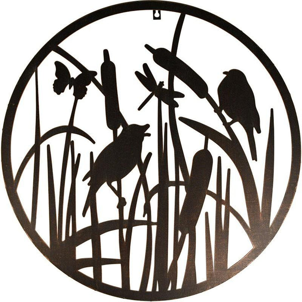 Esschert Design - Wall decoration round birds 60cm