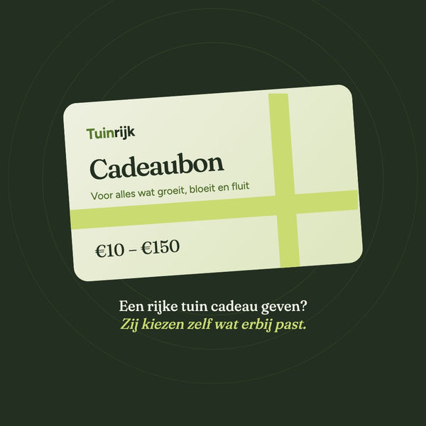 Tuinrijk cadeaubon van €10 tot €150