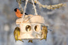 Birch bird feeder