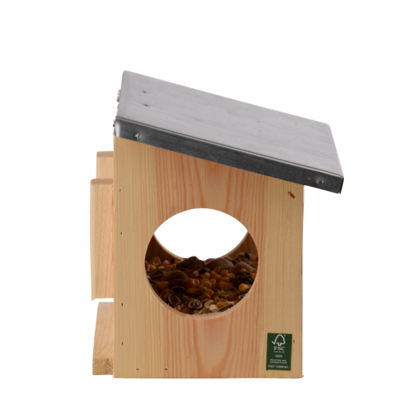 Eichhörnchen-Futterhaus