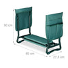 Knee bench with compartments