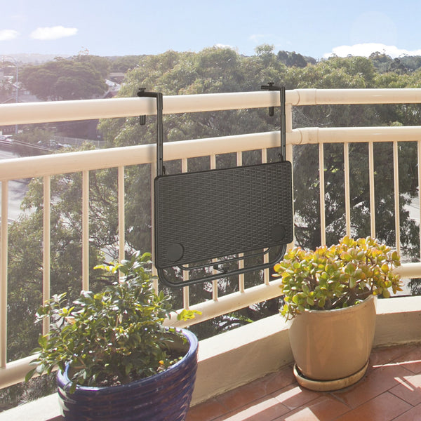 Balkontafel verstelbaar bruin