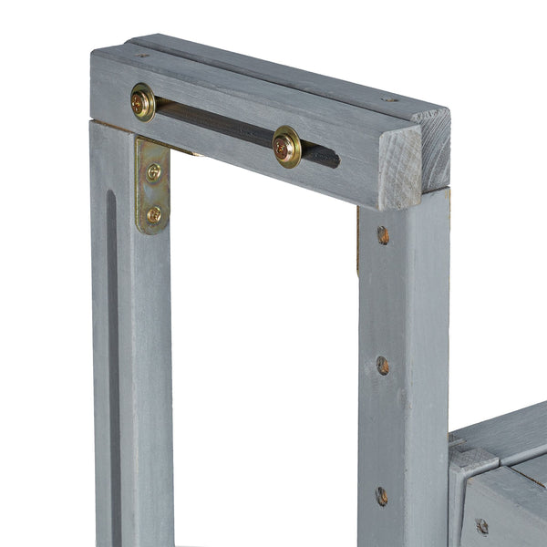 Grey folding table balcony