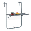 Gray hanging table balcony foldable