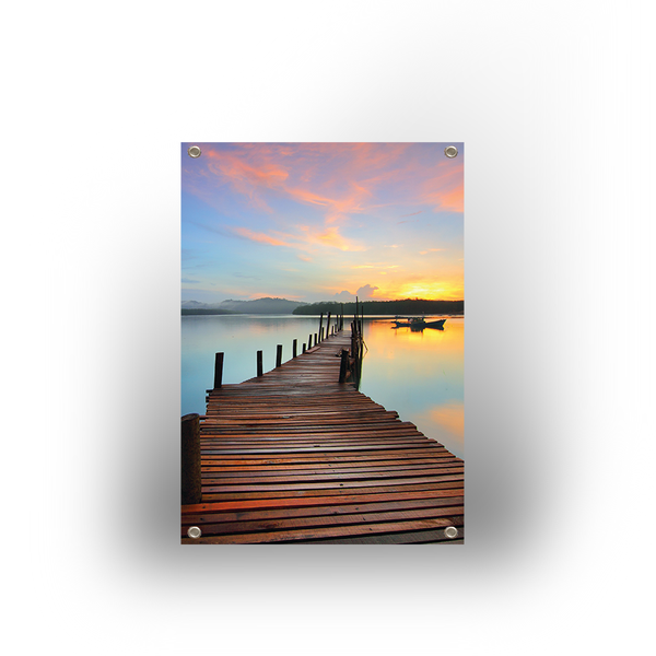 Tuinposter - zonsopkomst - 100x70cm