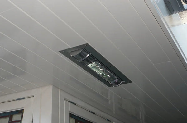 Inbouw Infrarood Terrasverwarming 2000 watt met dimmer