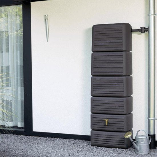 SLIM Wandtank 300 ltr Holzdekor dunkel K