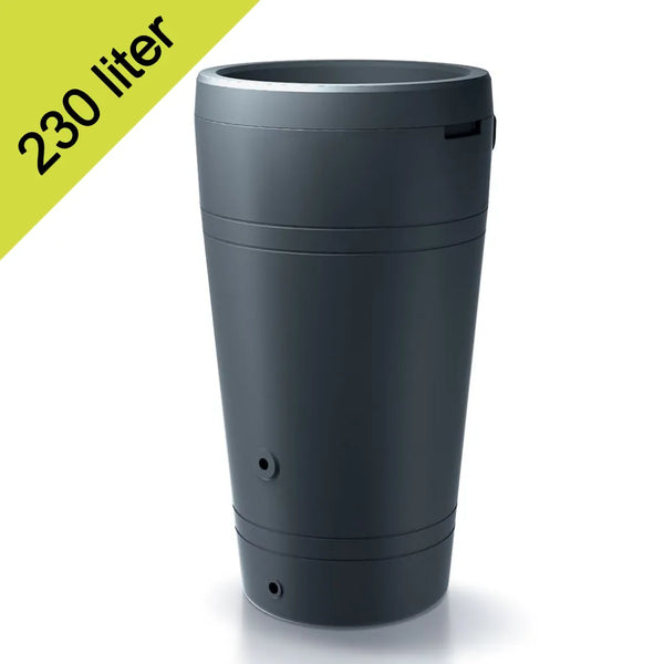 Tube regenton 2in1 230 liter antraciet