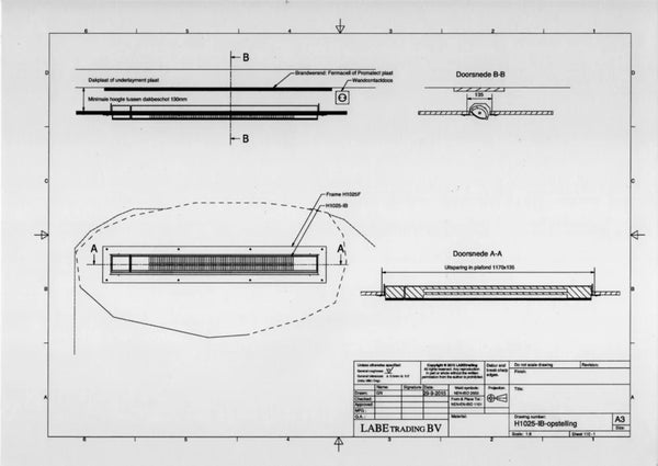 Einbau-Infrarot-Terrassenheizer 3000 Watt mit Dimmer