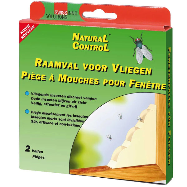Natural Control vliegenval venster wit