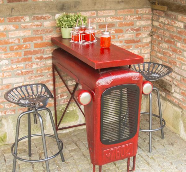 Tractor tafel rood