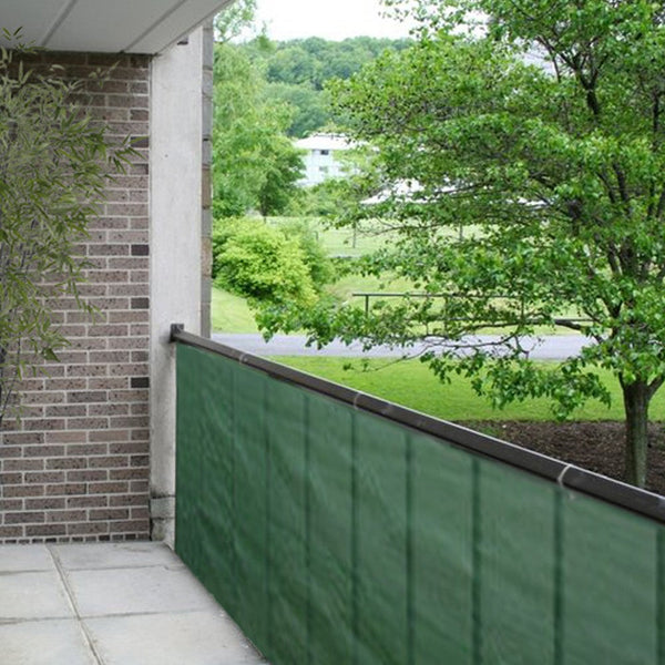 Balkondoek groen 25mx90cm