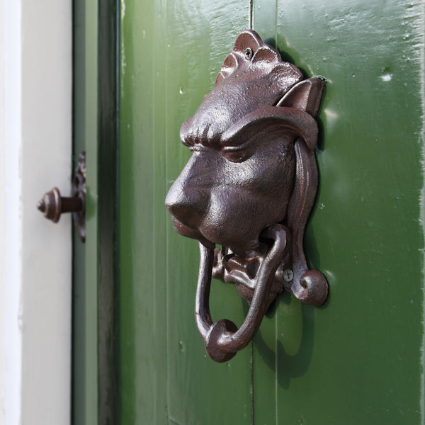 Door knocker lion head